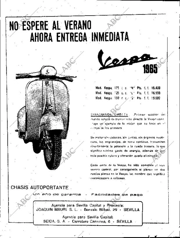 ABC SEVILLA 19-02-1965 página 6