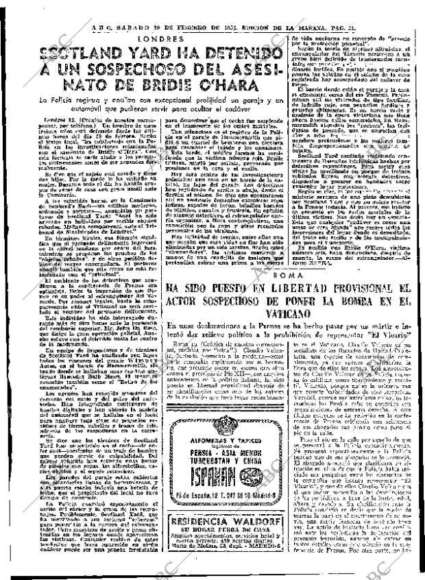 ABC MADRID 20-02-1965 página 51