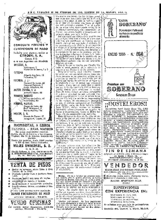 ABC MADRID 20-02-1965 página 52