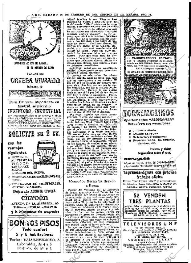 ABC MADRID 20-02-1965 página 54