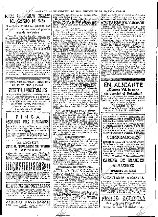 ABC MADRID 20-02-1965 página 58