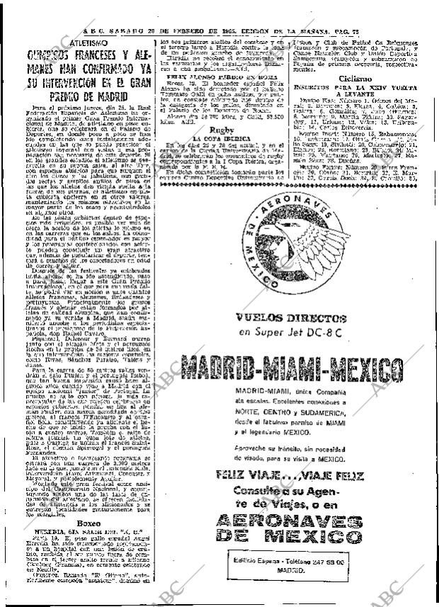 ABC MADRID 20-02-1965 página 75