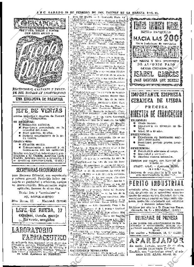 ABC MADRID 20-02-1965 página 83