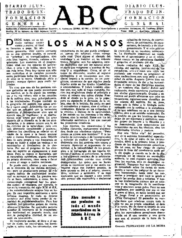 ABC SEVILLA 20-02-1965 página 3