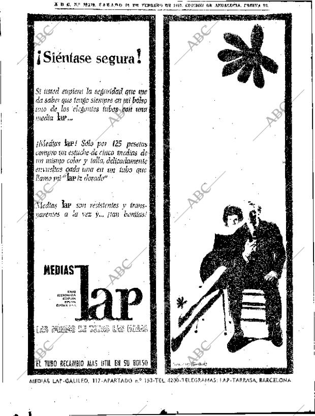 ABC SEVILLA 20-02-1965 página 32