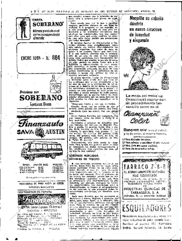 ABC SEVILLA 20-02-1965 página 38