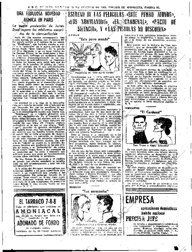 ABC SEVILLA 20-02-1965 página 53