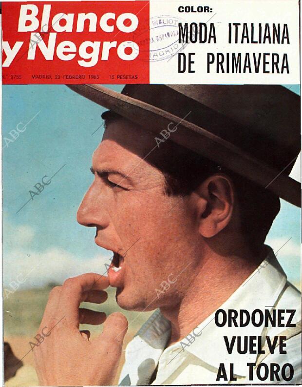 BLANCO Y NEGRO MADRID 20-02-1965 página 1