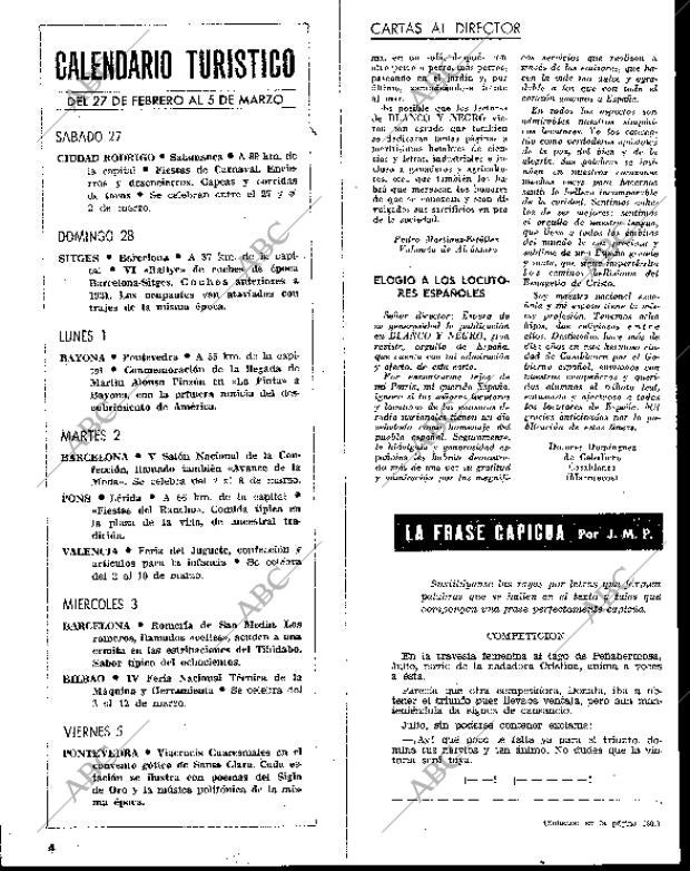 BLANCO Y NEGRO MADRID 20-02-1965 página 4