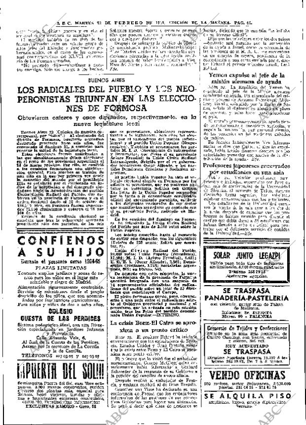 ABC MADRID 23-02-1965 página 46