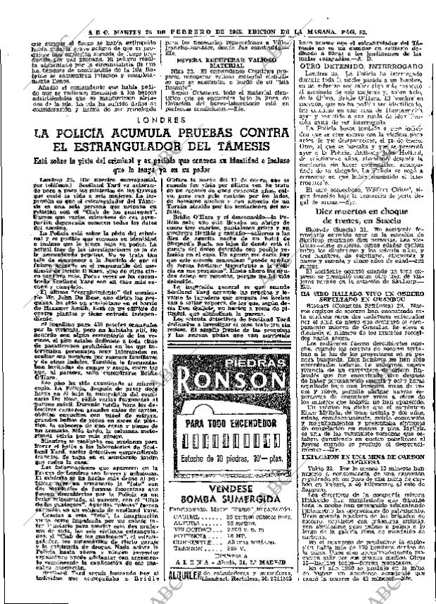 ABC MADRID 23-02-1965 página 52