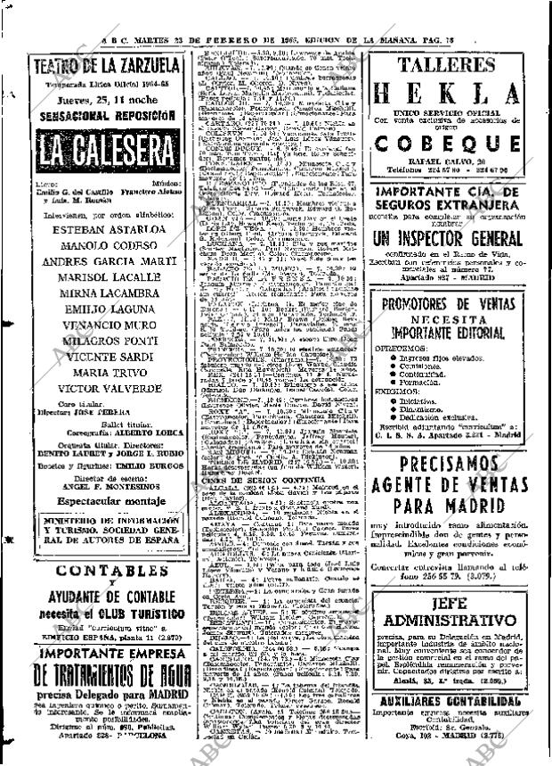 ABC MADRID 23-02-1965 página 78