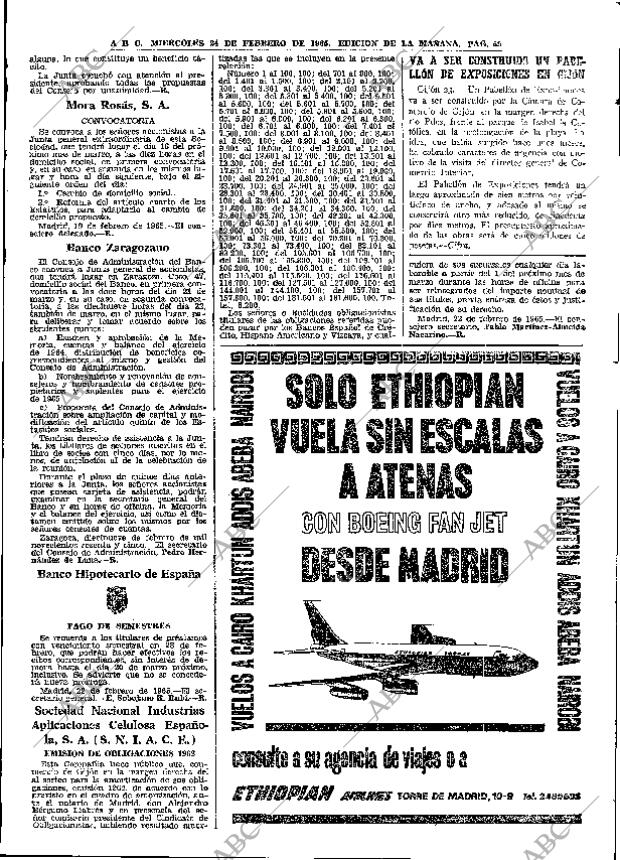 ABC MADRID 24-02-1965 página 59