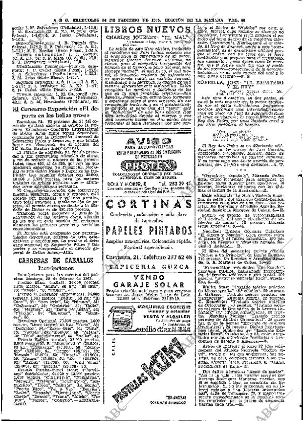 ABC MADRID 24-02-1965 página 65