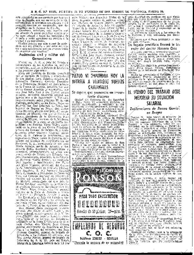 ABC SEVILLA 25-02-1965 página 24