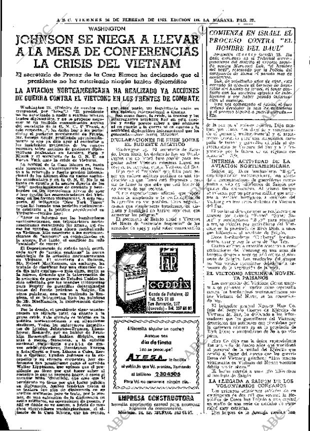 ABC MADRID 26-02-1965 página 37