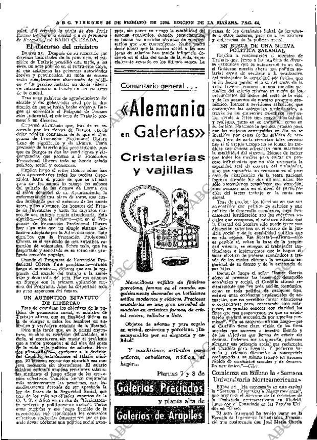 ABC MADRID 26-02-1965 página 44