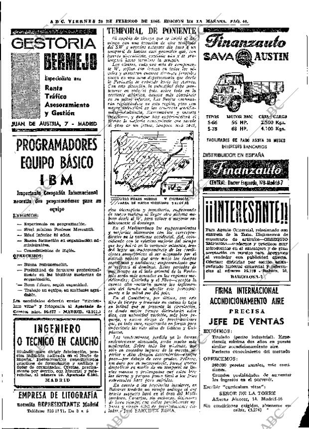 ABC MADRID 26-02-1965 página 46