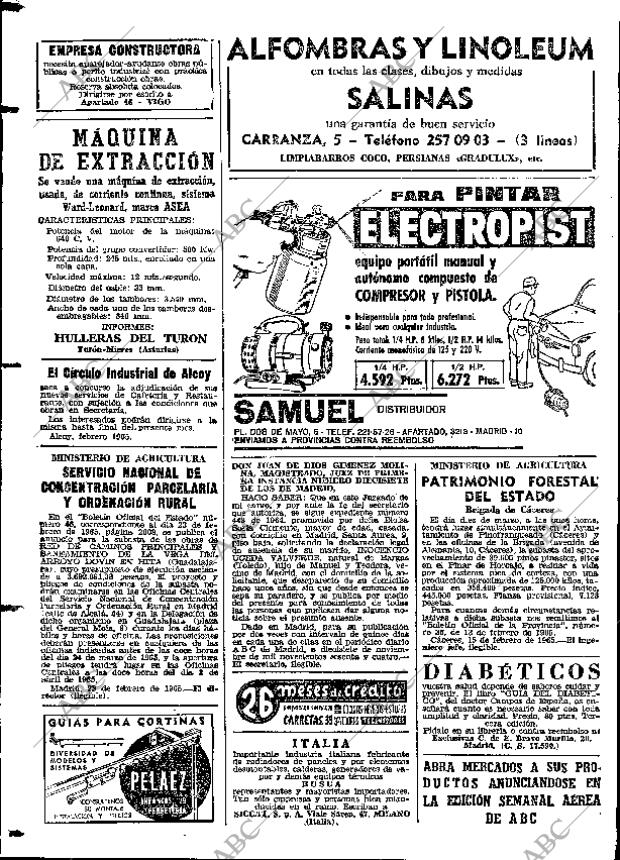 ABC MADRID 26-02-1965 página 86