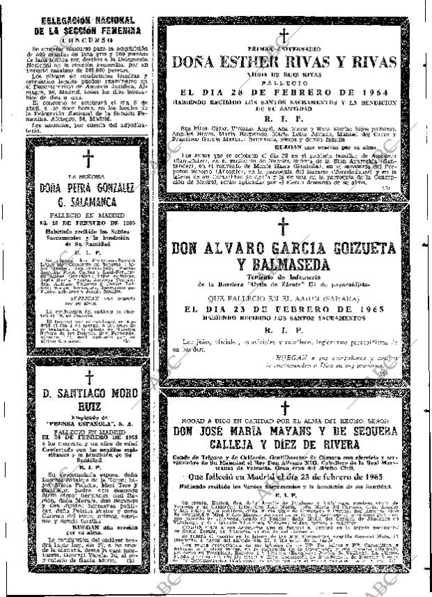 ABC MADRID 27-02-1965 página 101