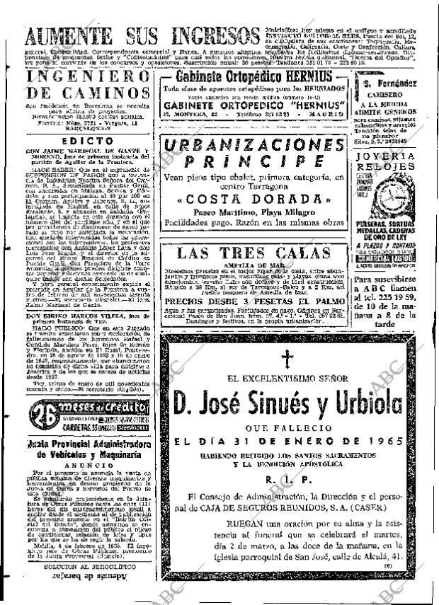 ABC MADRID 27-02-1965 página 102
