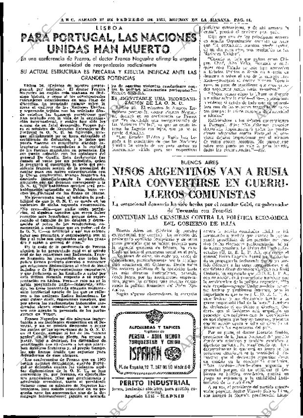 ABC MADRID 27-02-1965 página 51