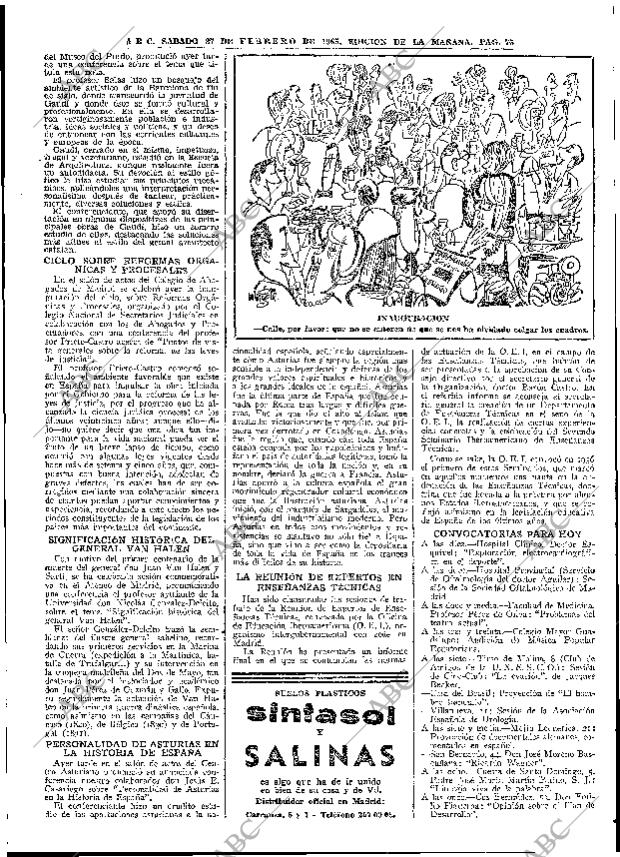 ABC MADRID 27-02-1965 página 75