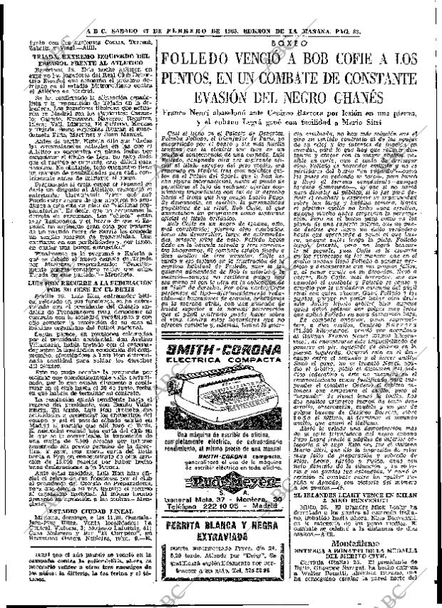 ABC MADRID 27-02-1965 página 83