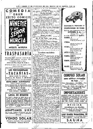 ABC MADRID 27-02-1965 página 88