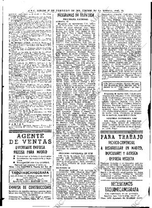 ABC MADRID 27-02-1965 página 92