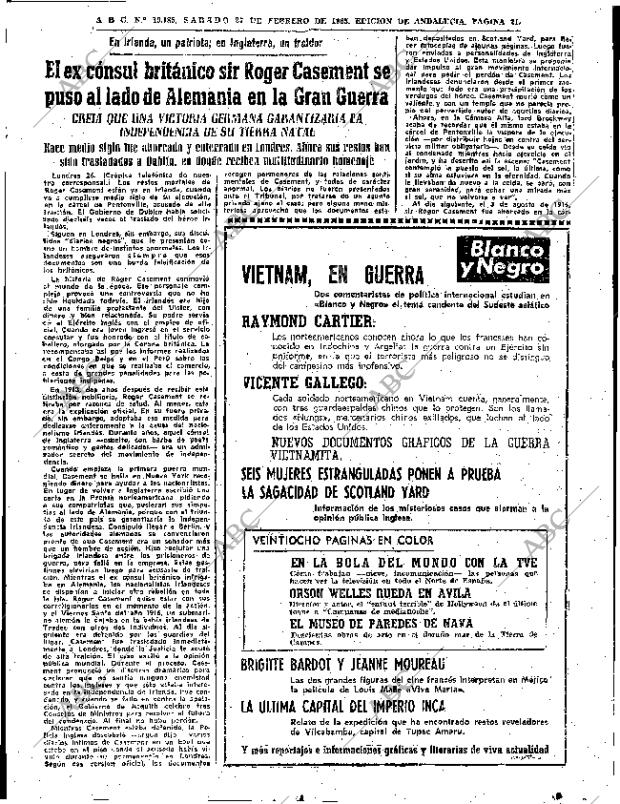 ABC SEVILLA 27-02-1965 página 21