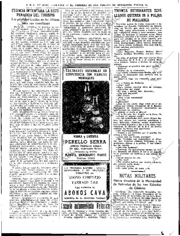 ABC SEVILLA 27-02-1965 página 31