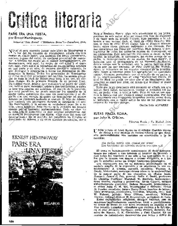 BLANCO Y NEGRO MADRID 06-03-1965 página 126