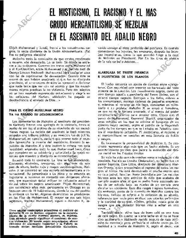 BLANCO Y NEGRO MADRID 06-03-1965 página 45