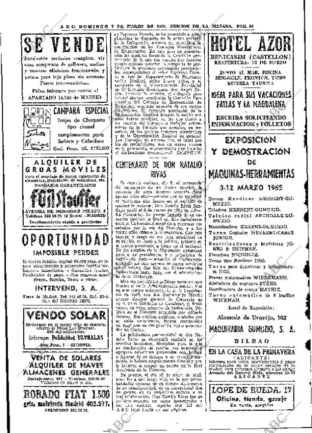 ABC MADRID 07-03-1965 página 66