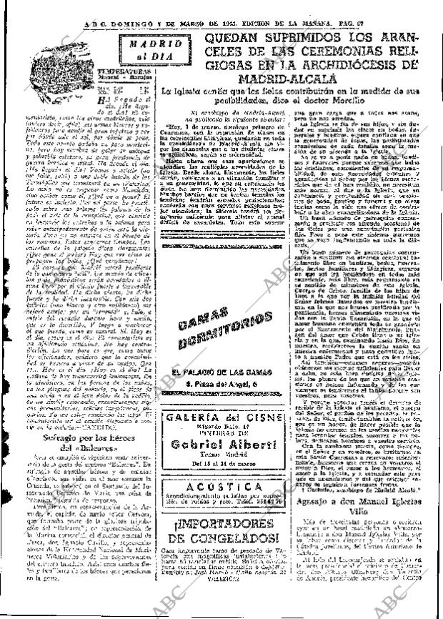 ABC MADRID 07-03-1965 página 67