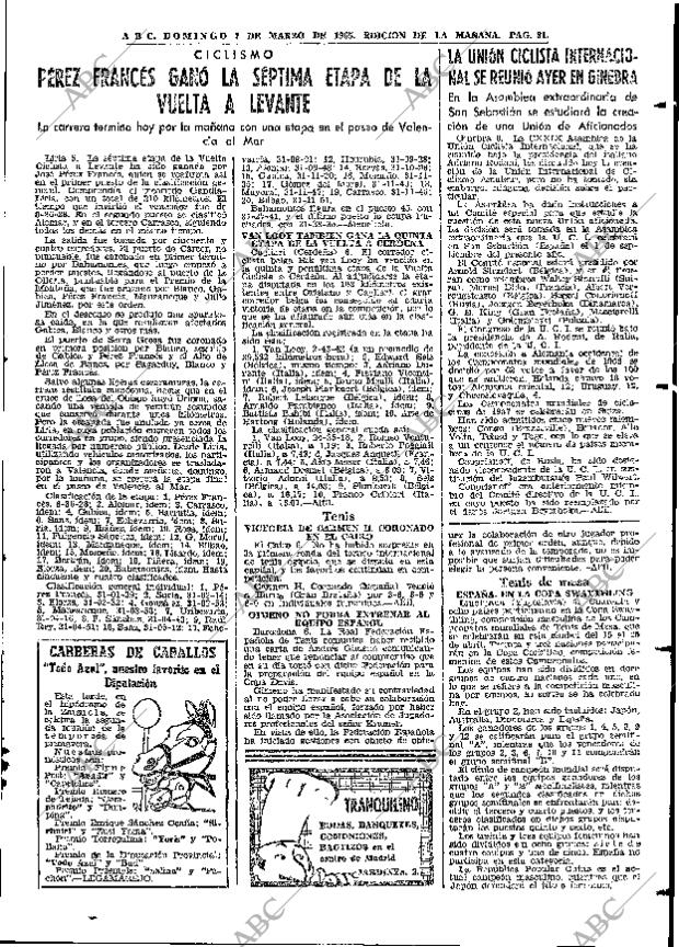ABC MADRID 07-03-1965 página 81