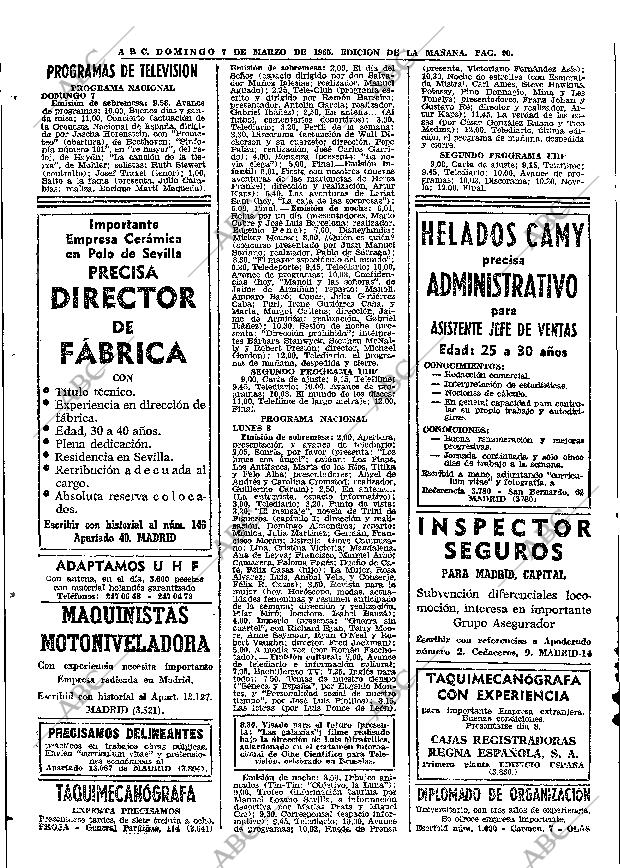 ABC MADRID 07-03-1965 página 90