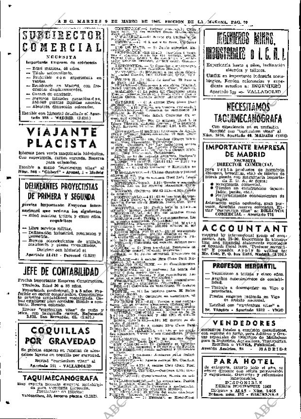 ABC MADRID 09-03-1965 página 70