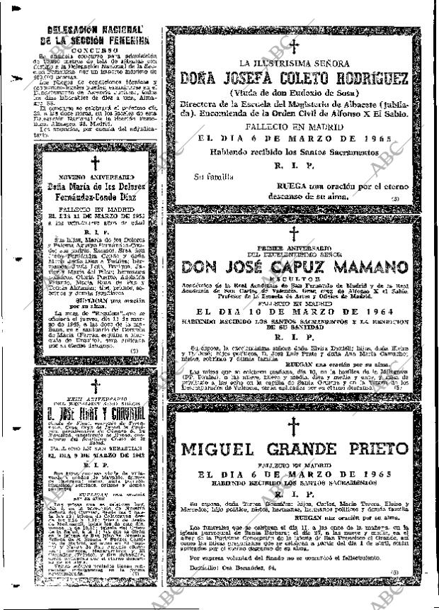 ABC MADRID 09-03-1965 página 82