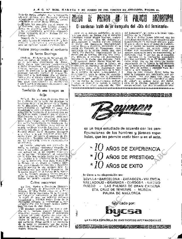 ABC SEVILLA 09-03-1965 página 43