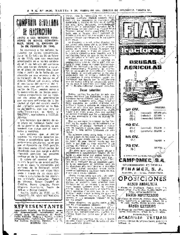 ABC SEVILLA 09-03-1965 página 54