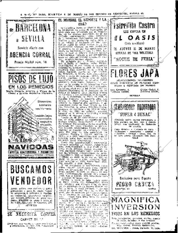 ABC SEVILLA 09-03-1965 página 68