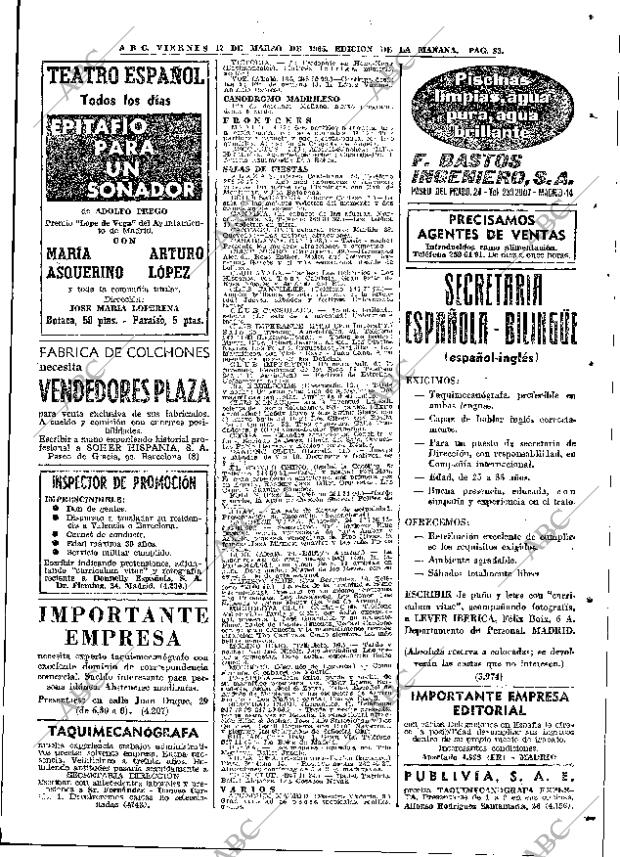 ABC MADRID 12-03-1965 página 83