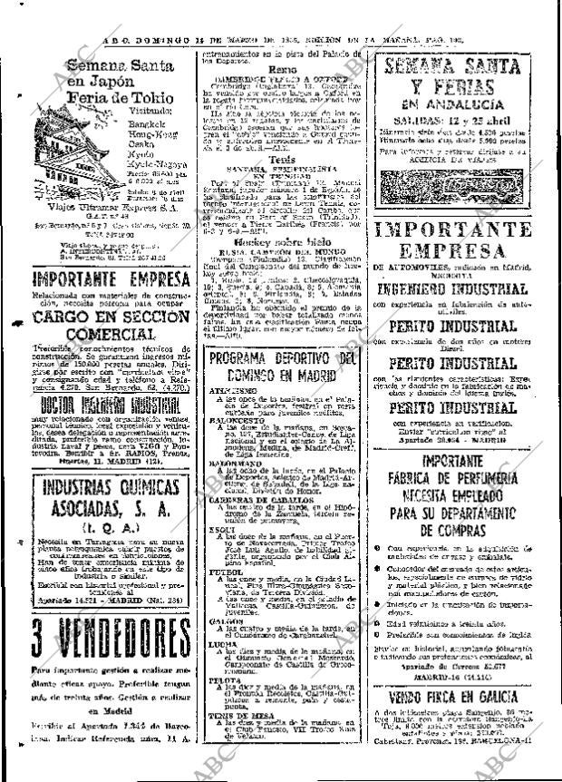 ABC MADRID 14-03-1965 página 100