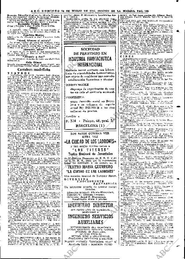 ABC MADRID 14-03-1965 página 103