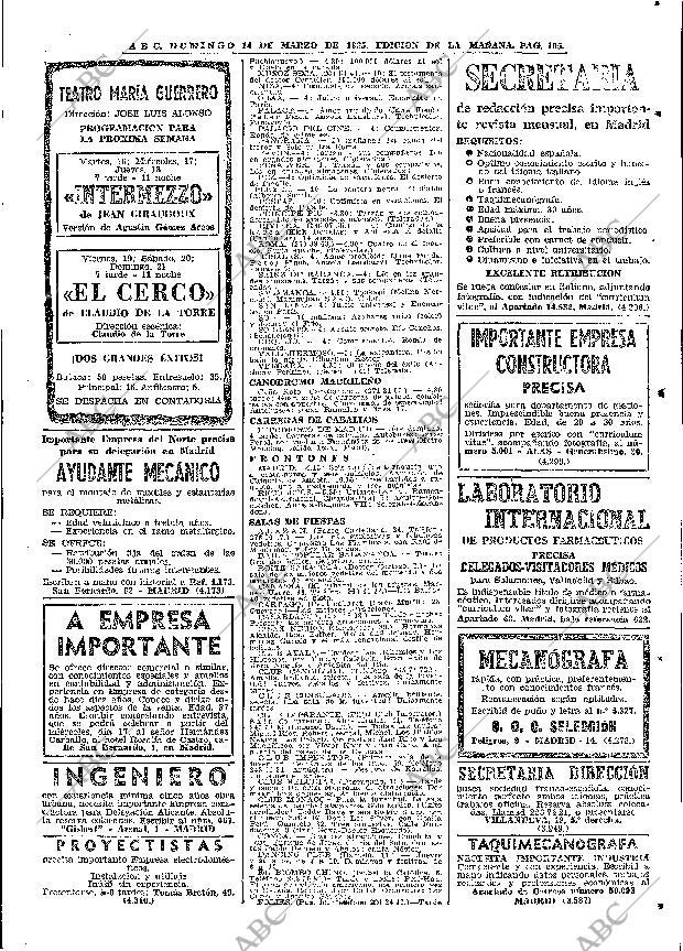 ABC MADRID 14-03-1965 página 105