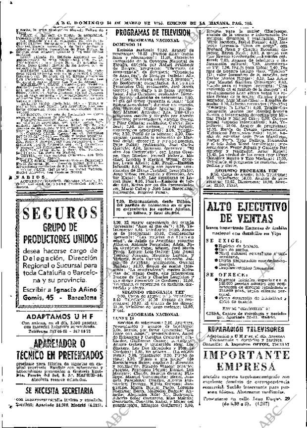ABC MADRID 14-03-1965 página 106