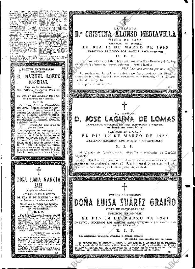 ABC MADRID 14-03-1965 página 115