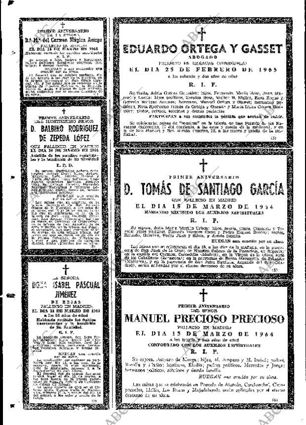 ABC MADRID 14-03-1965 página 116